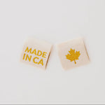 Made in CA 🍁 -  Woven Clothing Label Tags