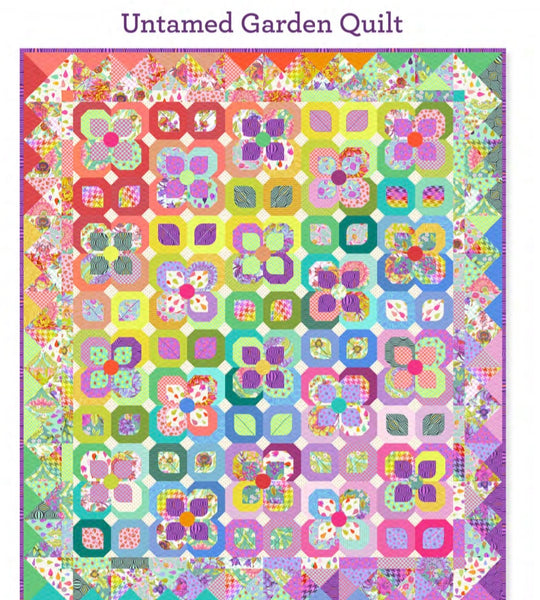 UNTAMED- Tula Pink - Untamed Garden Quilt KIT 63.5”x73.5” - Preorder October 2024