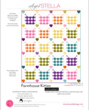 Pammie Jane - Farmhouse Kitties SOFT Quilt KIT - 76”x94” with Baby Kitty background as per pattern