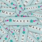 Sarah Hearts - Friendship Bracelet MAKER sticker