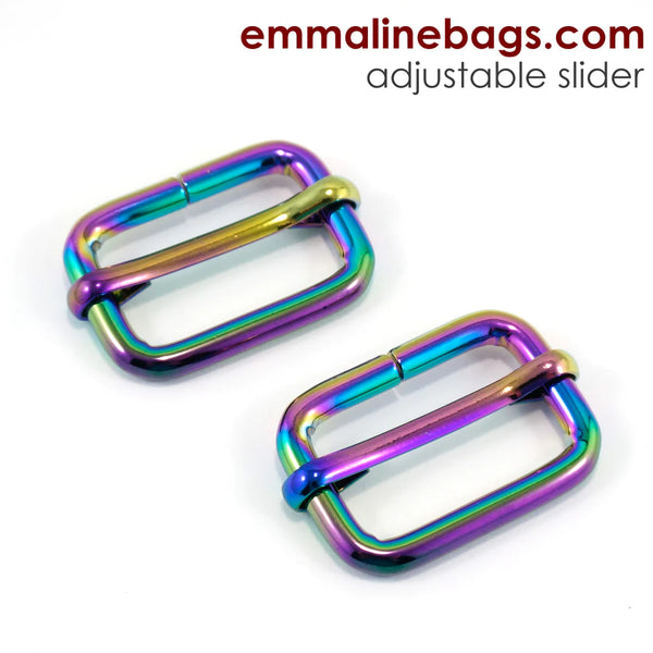 Emmaline Bags 1” Slider Rainbow