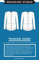 The Tamarack Jacket - size 0-18 - we have FREE video tutorials too