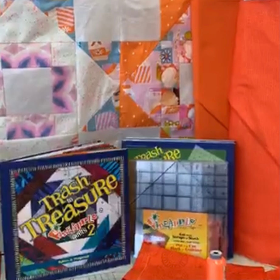 Trash To Treasure - Pineapple Block Tutorial by Terry Rowland