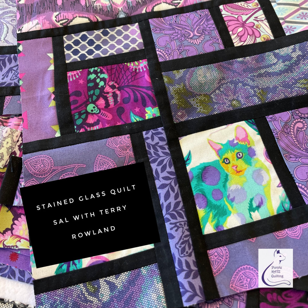 Stained Glass Quilt by Samantha Krebsbach