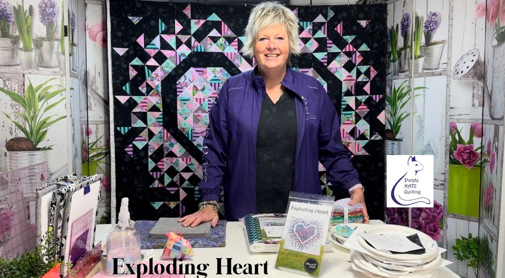 The Exploding Heart Quilt
