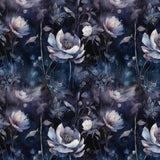 Gothic Floral  - My Fabric Dresser - Cotton Canvas 56” wide