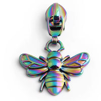 NEW - Just Arrived - KATZ Bag Bling - #5 Rainbow -  BEE - Zipper Pulls