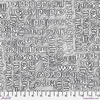 Writing On The Wall -  Well Worded - White