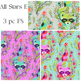 All Stars  E - OOP Tula Pink All Stars  - 3 pc - F8 bundle