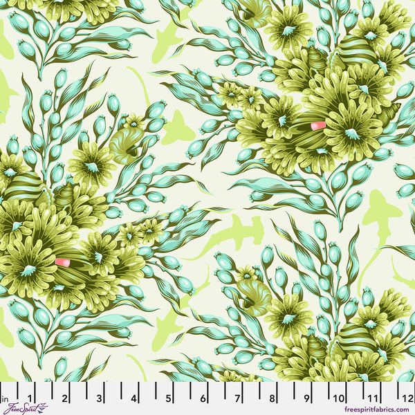Shadow Sharks - Seagrass - Floral Reef by Tula Pink - PREORDER April 2026 -