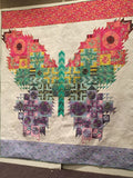 From the Vault - ONE ONLY - Tula Pink EDEN MOTH Quilt Kit - with pattern / 2015