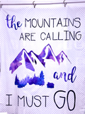The Mountains Are Calling Bundle - Pattern & Fusible - just add your own fabrics - 55”x76”