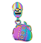 Just Arrived - KATZ Bag Bling - #5 Rainbow - Pretty Handbag   - Zipper Pulls - 4 pc package