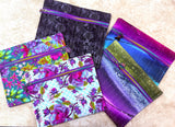 Quilted Pouch KIT - pattern by UhOh Creations - Kettles & Flowers