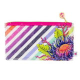 Tula Pink Floral Reef Pencil Pouch Project Bag. Size: 10in x 5.5in. - Preorder April 2026