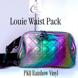 Limited Edition KIT - Louie Waist Pack - PKQ Rainbow VINYL - Smooth vinyl