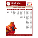 Preorder - Legit Kit Pattern - Cardinal The MINI