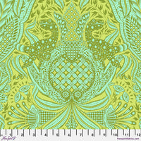 *ROAR! - Tula Pink -  Gift Rapt  -PWTP224. Lime - Preorder April 2024