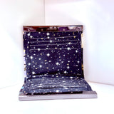 Juniper Clasp Wallet - CATS Cotton with Gunmetal hardware   - WITH pattern & BONUS RFID cloth
