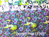 From the Tula Pink Vault - 3 pc PINKERVILLE - 2 FQ and One 12”x21” feature