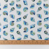 Tula Pink Floral Reef - Lil Shelly - VINYL 1/2 yd cut - PREORDER April 2026