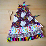 Lady Godiva Apron KIT - pattern by Abbey Lane Studios - ADULT Size - Tula Pink SEAL