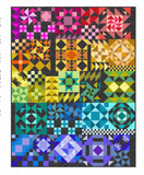 Alison Glass - Color Study Fabric Starter Kit - DARK background 70”x 90”