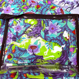 From the Tula Pink Vault - 3 pc PINKERVILLE - 2 FQ and One 12”x21” feature