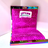 Juniper Clasp Wallet - Canvas with Rainbow hardware   - WITH pattern & BONUS RFID cloth