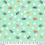 School Crossing - Seafoam- Floral Reef by Tula Pink - PREORDER April 2026 -
