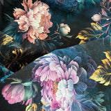 Floral/Gold Leaf - My Fabric Dresser - Cotton Canvas 56” wide