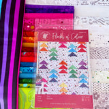 Flocks of Colour Quilt KIT / Throw Size 50”x65”
