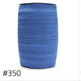 PKQ 1” Fold-over Elastic - cut into 3 m bundle in your choice of color