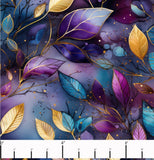 Gold Leaf  - My Fabric Dresser - Cotton Canvas 56” wide