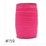 PKQ 1” Fold-over Elastic - cut into 3 m bundle in your choice of color