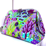 DELUXE Large - PKQ Grab & Go RETREAT Bag KIT - Tula Pink Floral Reef - Reef What You Sew UltraViolet