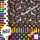 Lady Godiva Apron KIT - pattern by Abbey Lane Studios - ADULT Size - Tula Pink SEAL