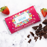 Peace By Chocolate - I Love You Mom Dark with Strawberry Cream Bar - 92g