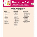 Preorder - Legit Kit Pattern - Drum The Cat