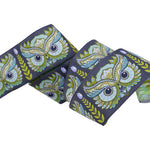 Full Moon Forest II - Hootie Patootie in Starlight - 2" Ribbon - price per Meter 40” - April 2025