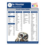 Preorder - Little Hooter - Legit Kits Design - FABRIC ONLY Kit