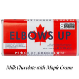 “Elbows Up” Milk Chocolate with Maple Cream Bar 92gr