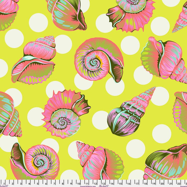 WIDE BACK - BIG Shelly - Seagrass - Floral Reef by Tula Pink - PREORDER April 2026 - 3 m backing bundle 120”x108” cotton sateen