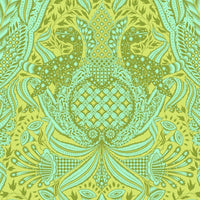 *ROAR! - Tula Pink -  Gift Rapt  -PWTP224. Lime - Preorder April 2024