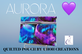 Quilted Pouch KIT - pattern by UhOh Creations - AURORA 💜