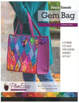 Dancing Diamonds Gem Bag pattern and template for one bag