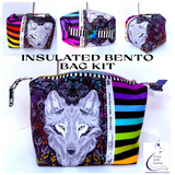 Insulated Bento Bag KIT with pattern by Miss Freckles Design