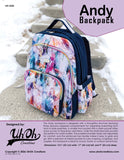 Andy Backpack Printed paper pattern