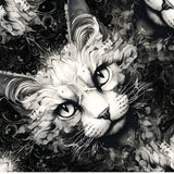 Ink CAT - My Fabric Dresser - Cotton Canvas 56” wide