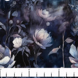 Gothic Floral  - My Fabric Dresser - Cotton Canvas 56” wide